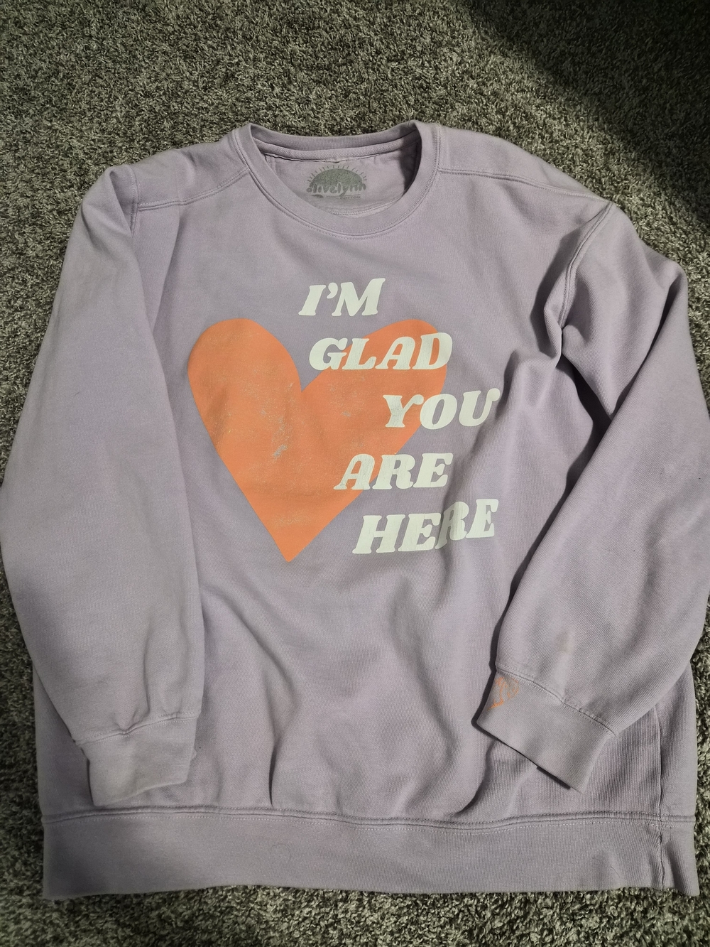 Olive Lynn " Glad You Are Here " Crewneck